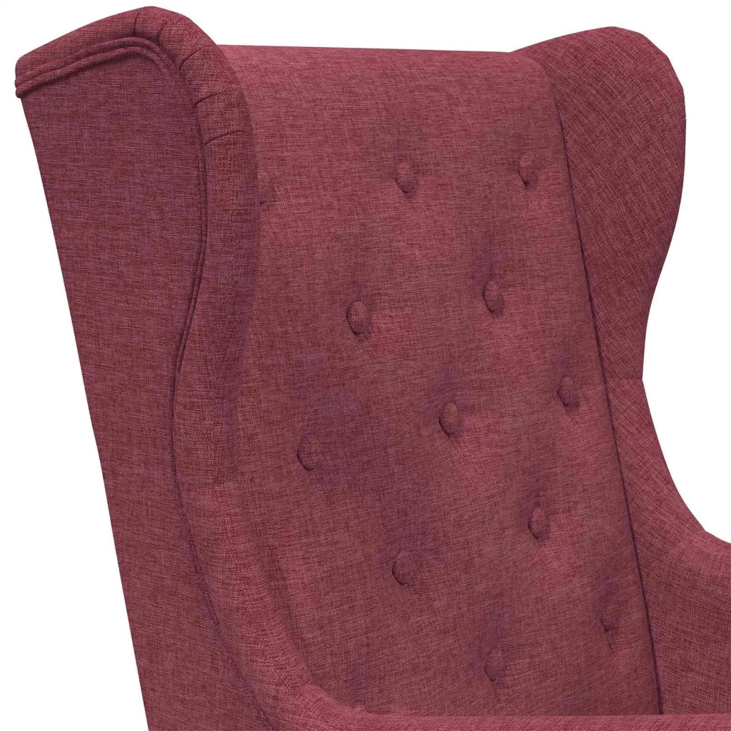Poltrona Rosso Vino Tessuto