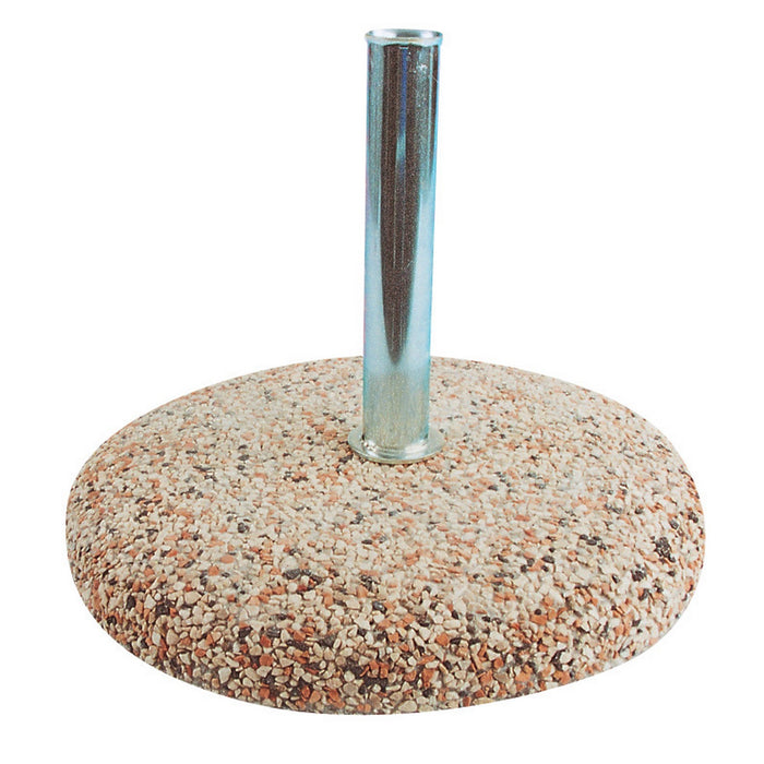base per ombrellone in cemento 35 kg tubo 50 mm cod:ferx.34008