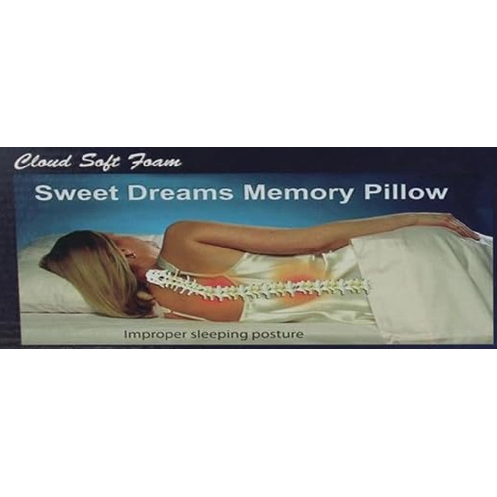 Trade Shop - Cuscino In Memory Morbido Supporto Per Sollievo Sostegno Comfort Collo Testa Schiena -