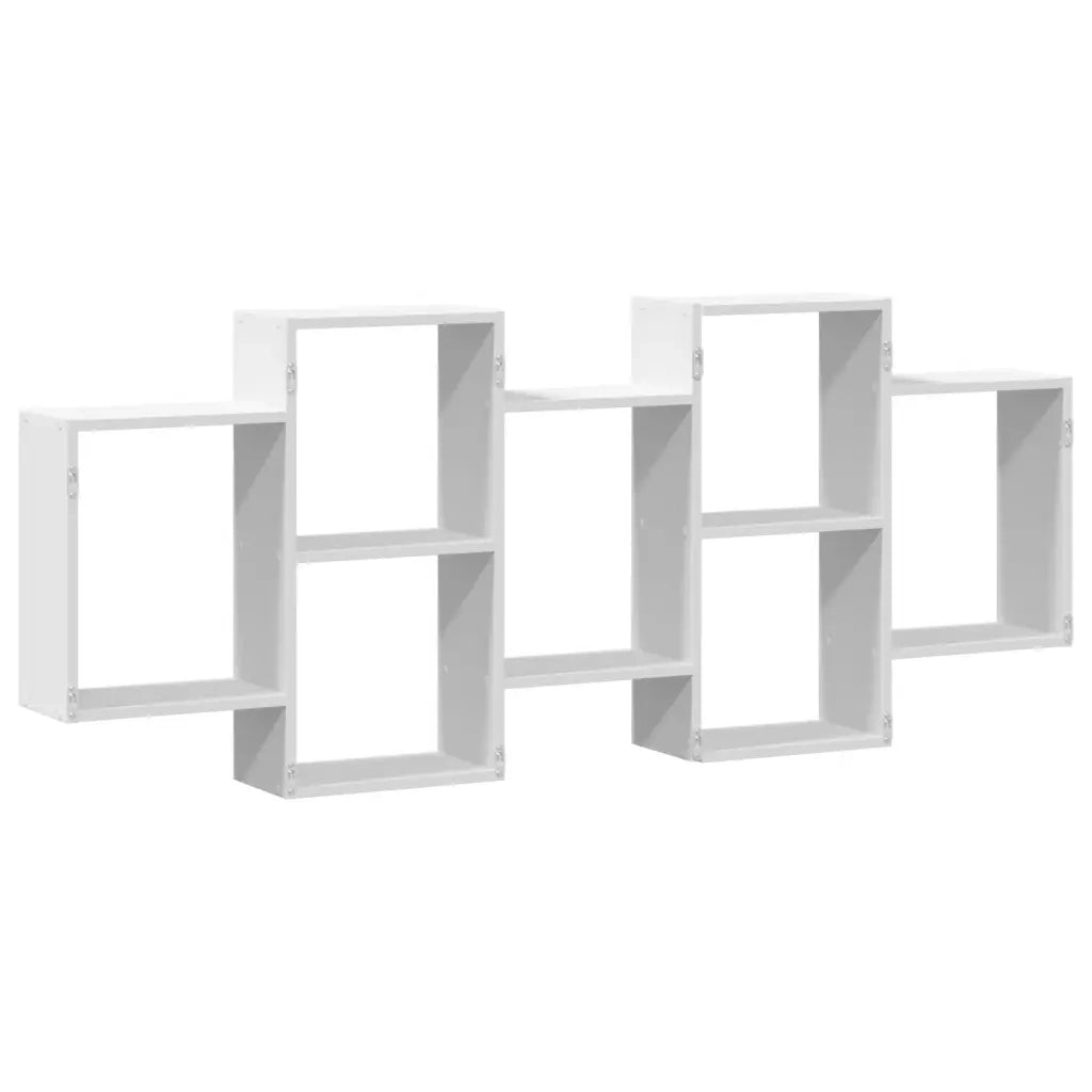 vidaXL Scaffale a Parete Bianco 159x18x65 cm in Legno Multistrato