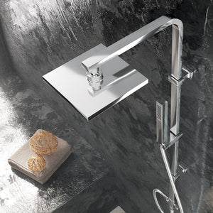 Colonna doccia cromata - Serie Kube