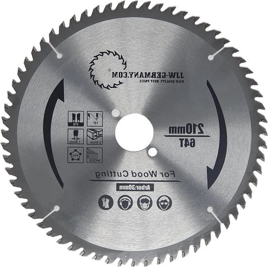 210x26x30mm - 64 - ZAAGBLAD INDUSTRIALE DI QUALITÀ - DIN EN 847-1