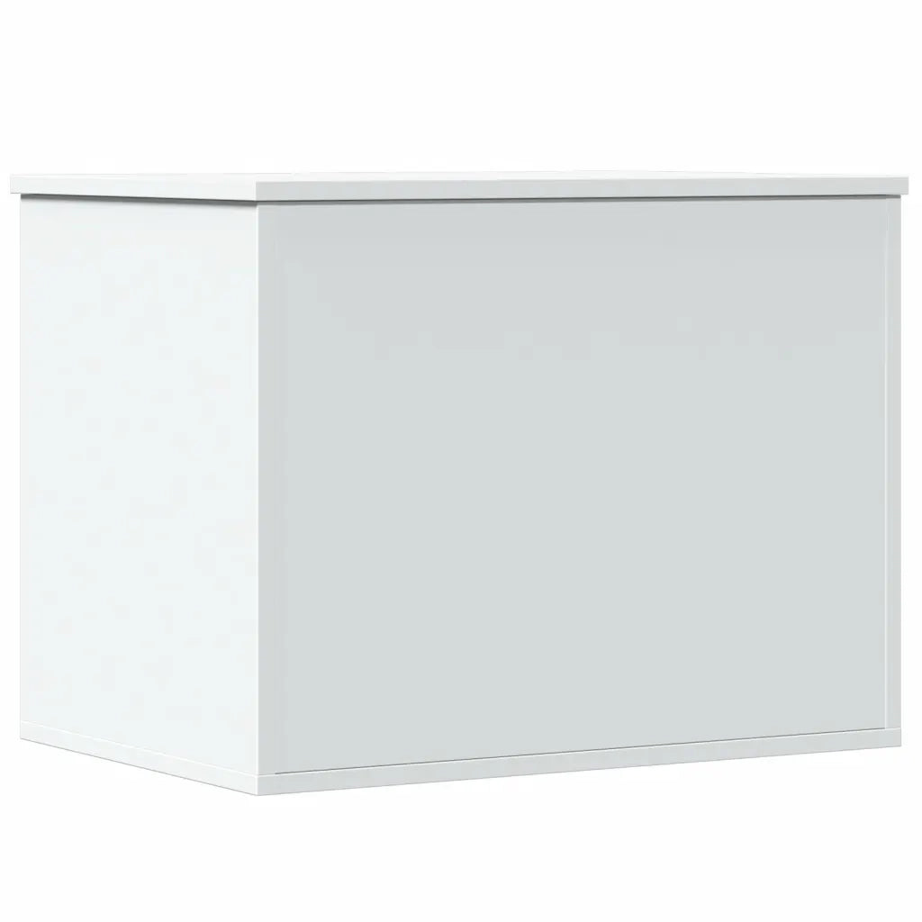 Contenitore Portaoggetti Bianco 60x42x46 cm Legno Multistrato