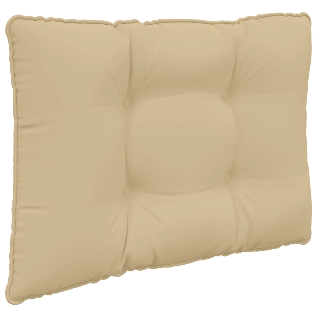Cuscino per divano da esterno 2 pcs Beige Poliestere 900781