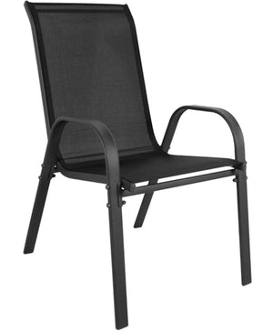 VALORA SOFIA Sedia da giardino moderna - Nero x 2