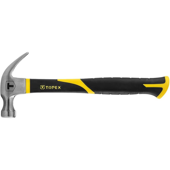 Topex 02a850 martello da carpent ntiere 450g fibra di vetro hd ds