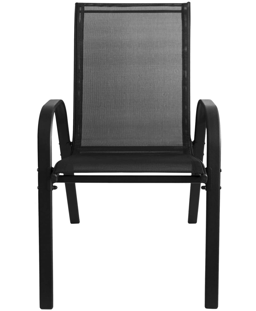 VALORA SOFIA Sedia da giardino moderna - Nero x 2