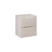 Mobile sottolavabo VANO 50 cm – 2 cassetti – Marrone congo opaco – L50 × P39 × H57 cm – Da appendere