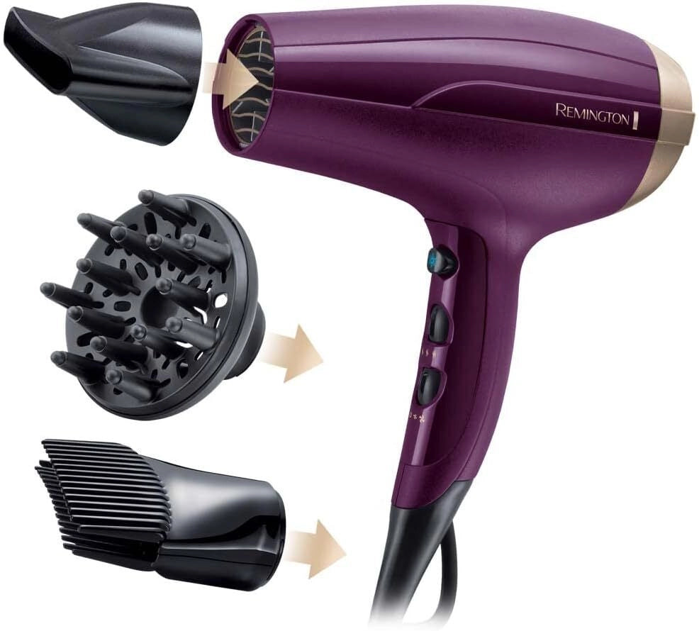 Remington D5219 asciuga capelli 2300 W Nero, Viola
