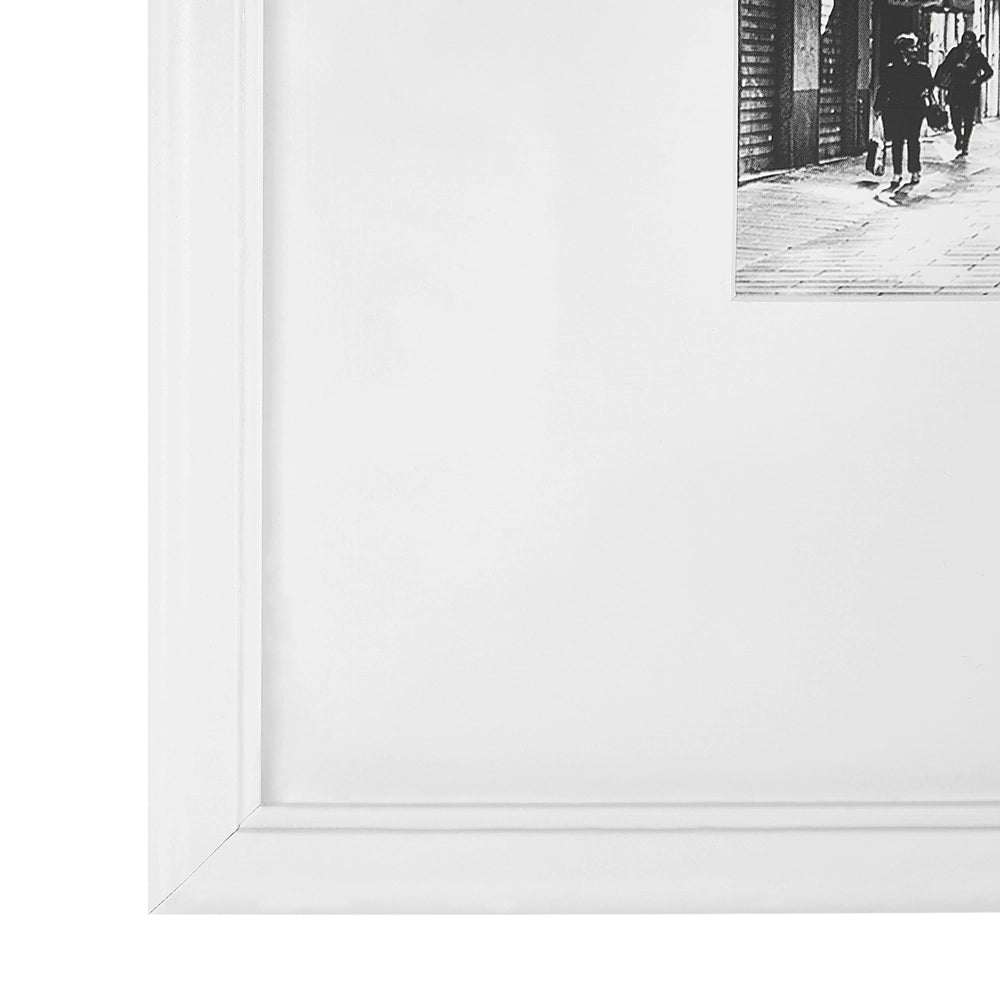 Set di 7 foto incorniciate bianche varie misure moderne passpartout Decorazione da parete Gallery Ganci