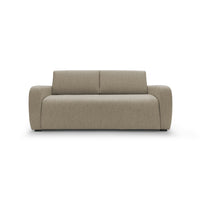 Duna Divano letto matrimoniale con materasso 20 cm in tessuto impermeabile T03 195 cm (mat. 140x197) marrone