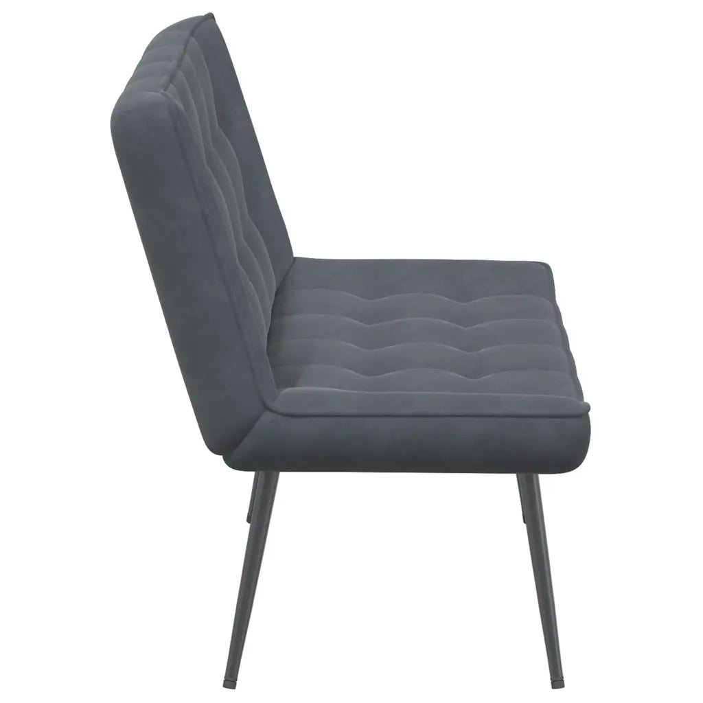 Panca Grigio Scuro 110x74x84 cm in Velluto CFW9756541