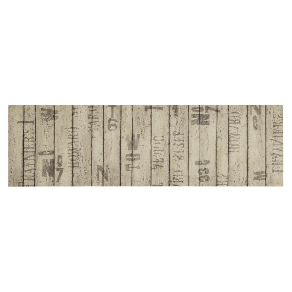 Tappeto da Cucina Lavabile Recinzione 45x150 cm in Velluto
