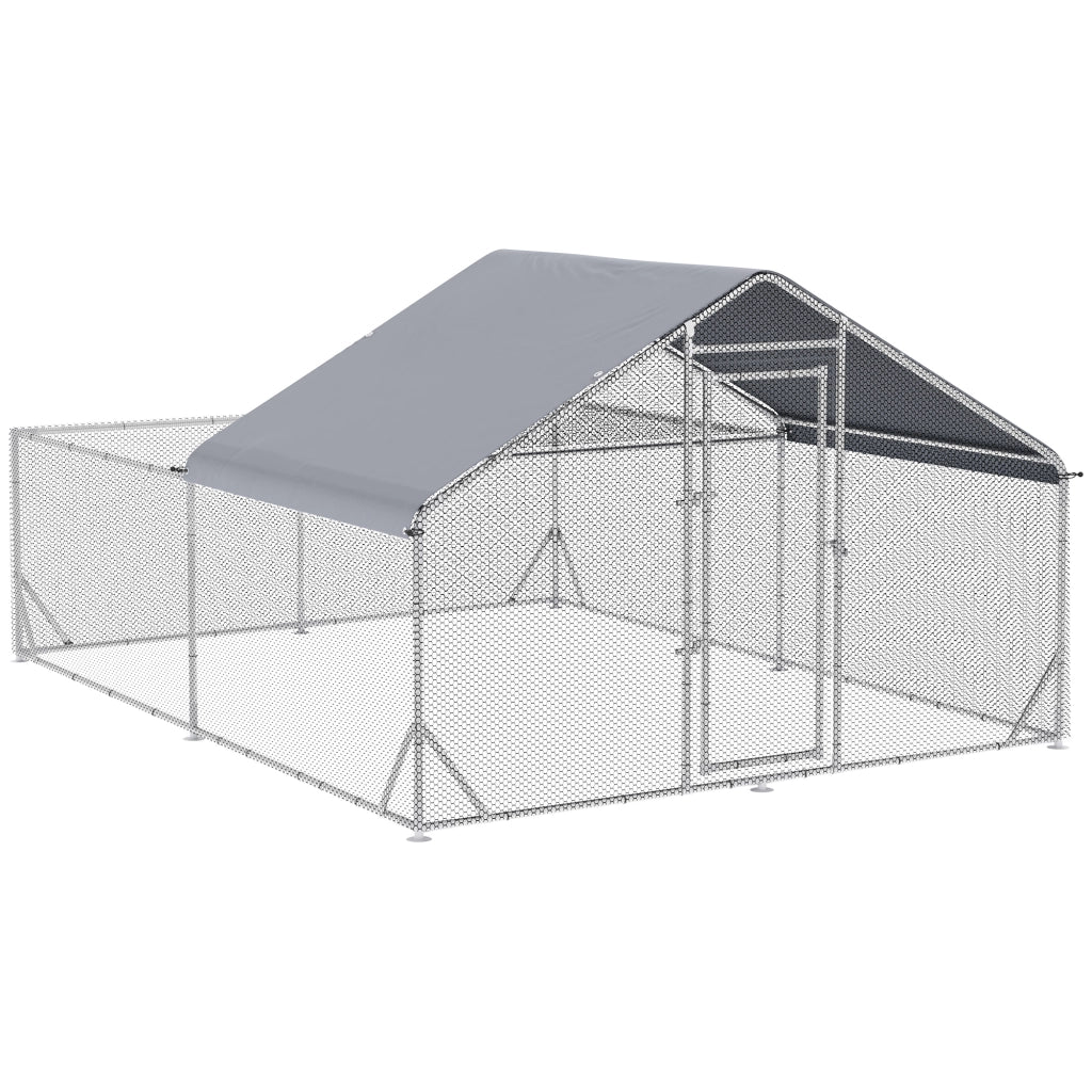 Recinto per esterno 12 m2 ¨C zephmum ¨C acciaio galvanizzato 4x3x2 m