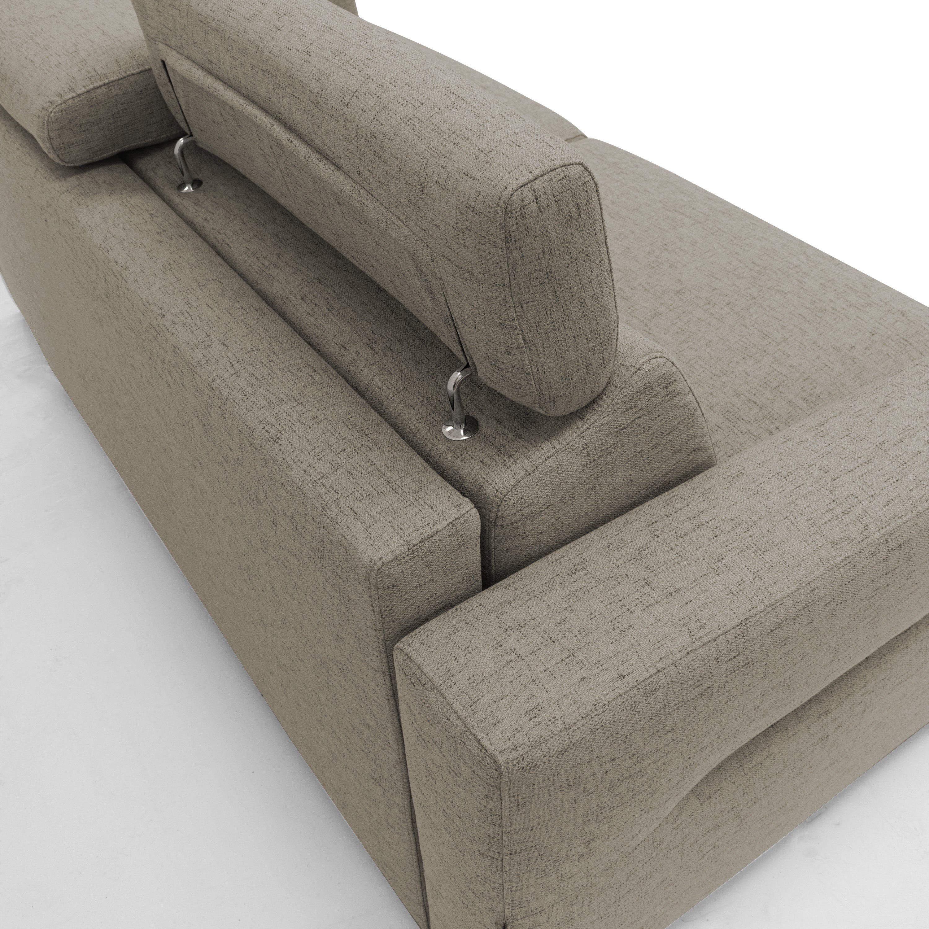 Avalon Divano letto con materasso H18 220 cm (mat. 160x197 cm) rosso