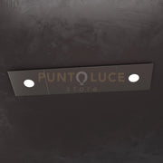 ECCENTRIC APPLIQUE-PLAFONIERA 2 LUCI + 2 DECORATIVO MARRONE 1156-2L2D-MA