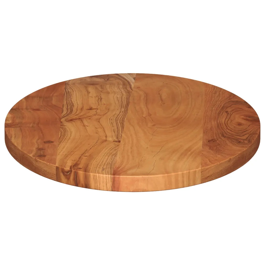 Piano Tavolo 90x40x2,5 cm Ovale in Legno Massello di Acacia 370799