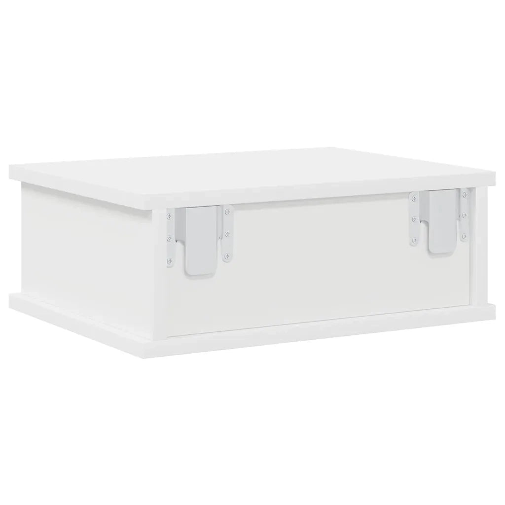 Comodino Bianco 40 x 31 x 15 cm Legno ingegnerizzato 891104