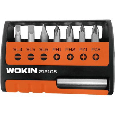 INSERTI + PORTAINSERTO X AVVITATORE 212108 WOKIN - TA4-6 PH 1/2 PZ 1/2XMM 25 CF=PZ 8- 2 confezioni