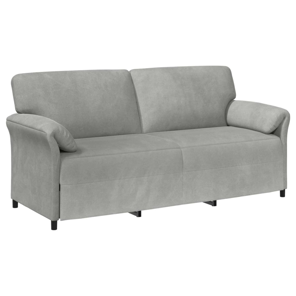 Set di divani 2 pz Grigio Chiaro Velluto 3424913