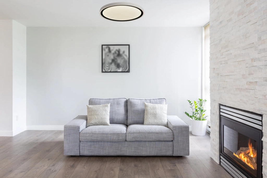 Plafoniera LED Vegas 30cm 18W nera 4000K IP54 Light Prestige