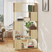 Libreria Divisorio Rovere Sonoma 80x24x155 cm in Truciolato 809146
