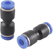 Connettori pneumatici 2 vie - 12 pezzi - 6 mm - resistenza alla temperatura - resistente all'usura - progetto push-in