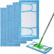 Asciugapavimenti per Pavimenti Duri - Pannelli di Asciugapavimenti Microfibra Riciclabili 12,5" - 4 Pezzi