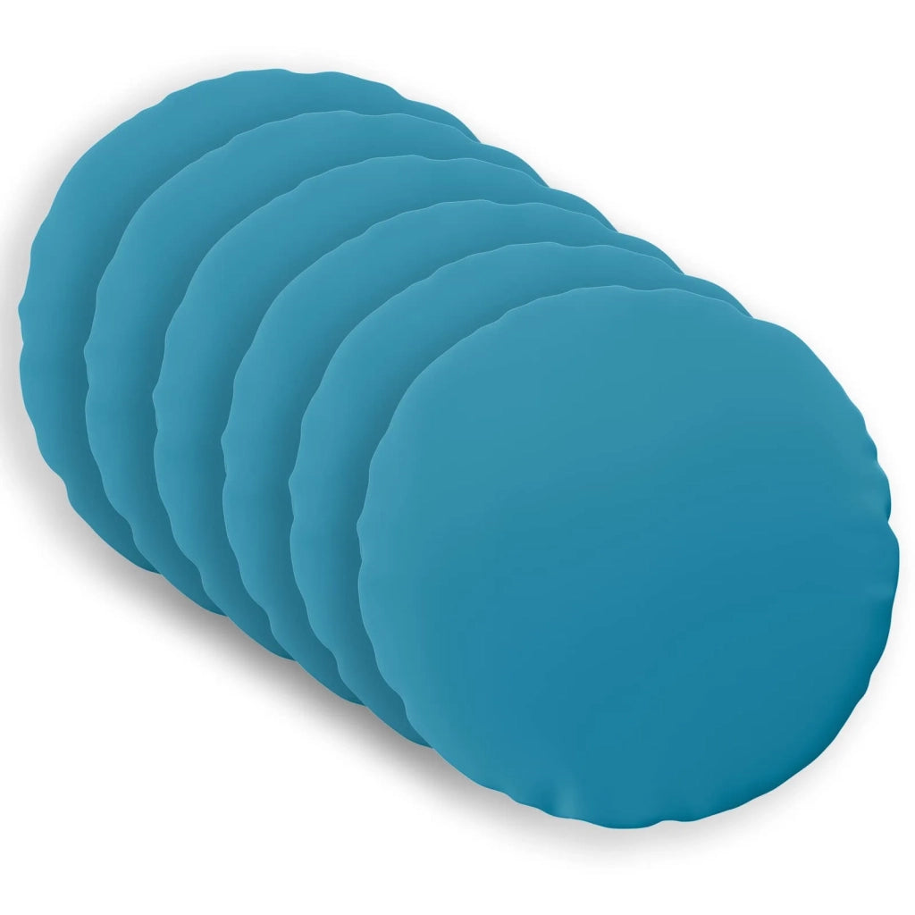 Federa 6 pcs HEERLEN Azzurro Ø 30 cm Poliestere 922034