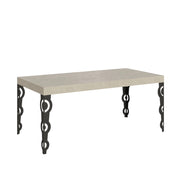Tavolo Allungabile 200-304x90x77 cm Karamay Cashmere Telaio Antracite