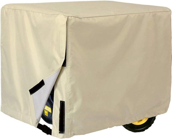 Copertura universale impermeabile per generatori, copertura di protezione contro la polvere, copertura di protezione per macchinari - per la maggior parte dei generatori (97*71*76cm) - beige