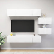 Set Mobile TV 6 pz Bianco in Truciolato cod mxl 14688