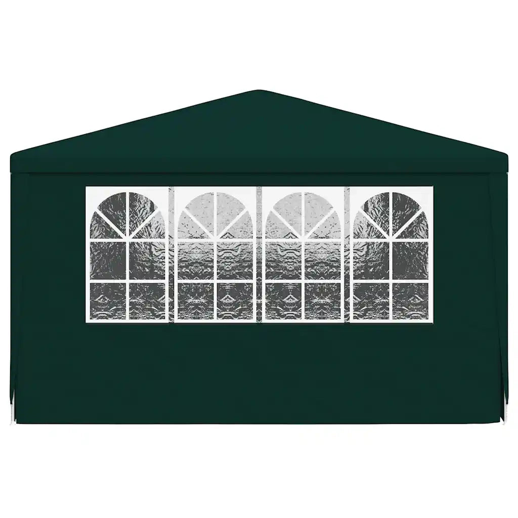 Gazebo Professionale con Pareti 4x6 m Verde 90 g/m² 48538