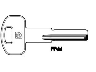 CHIAVI PUNZONATE PER CILINDRI IBFM 6 SPINE IBF2R- - IBF2R - 5 pezzi SILCA