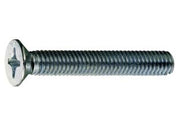VITI PER METALLO 4.8 TESTA SVASATA PIANA- - ø mm.6x25 - 200 pezzi AMBROVIT