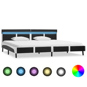 Giroletto Grigio con LED in Similpelle 180x200 cm cod mxl 62312