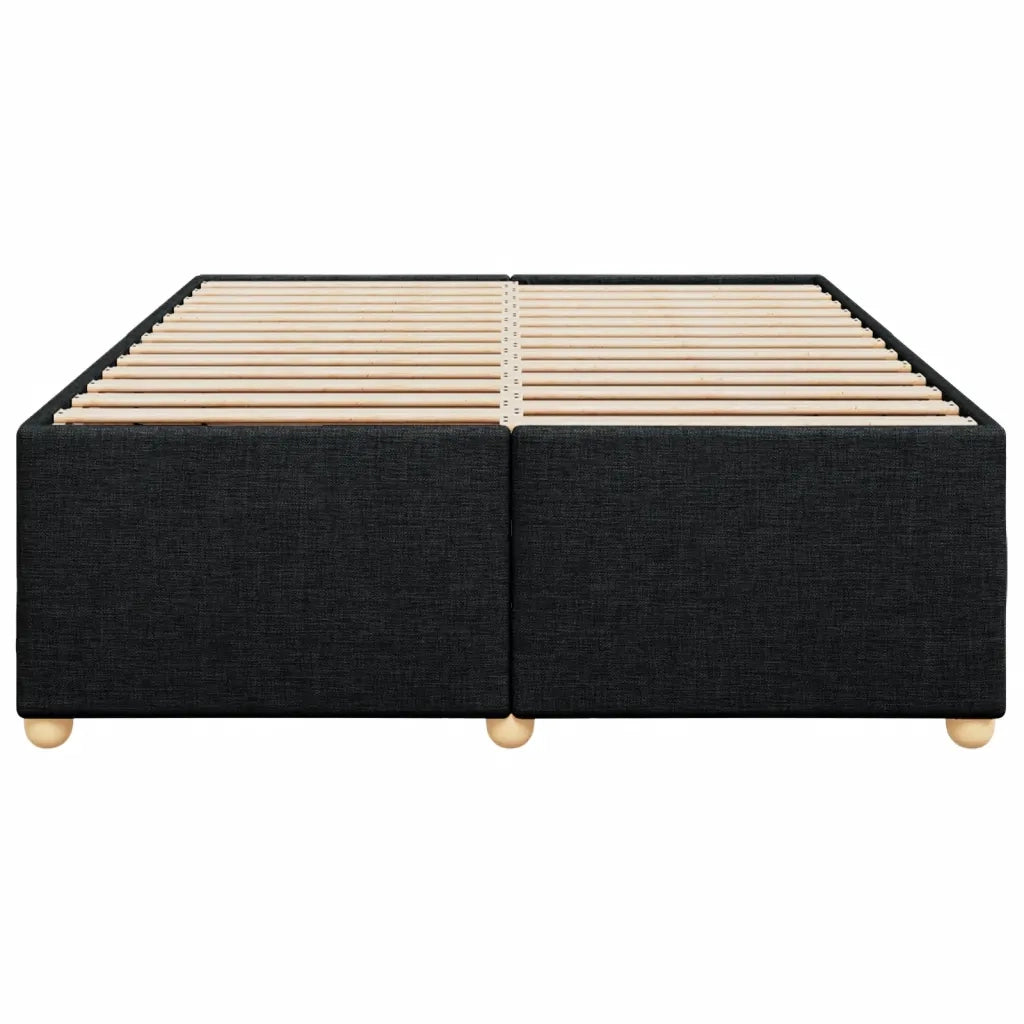 Giroletto senza Materasso Nero 140x190 cm in Tessuto 3284731