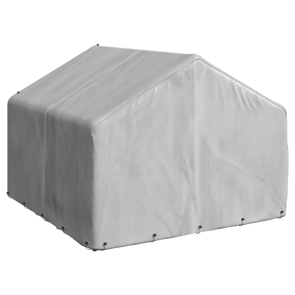 Cuccia per cani da esterno con copertura 2x2x1,5 m in acciaio zincato 4105408