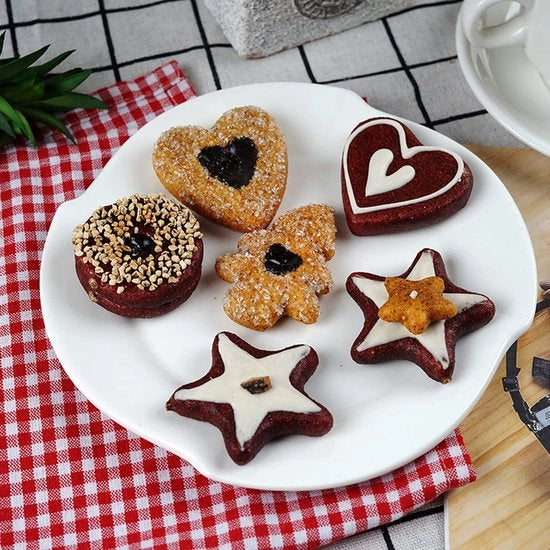 Decorazioni da Tavola 6 Pezzi - Cibo Imitativo Realistico - Decorazione - Fotografia - Imitazioni di Dolci - Duraturo - Design Autentico - Decorazioni da Tavola per Feste