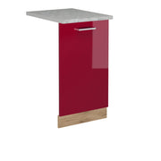 Vicco Pannello frontale della lavastoviglie Rosso lucido 45 cm , PL Marmo