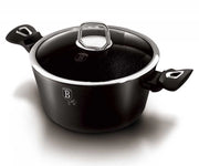 Berlinger haus BH-1852 Pentola in granito da 24 cm con coperchio - Pentole Royal nere