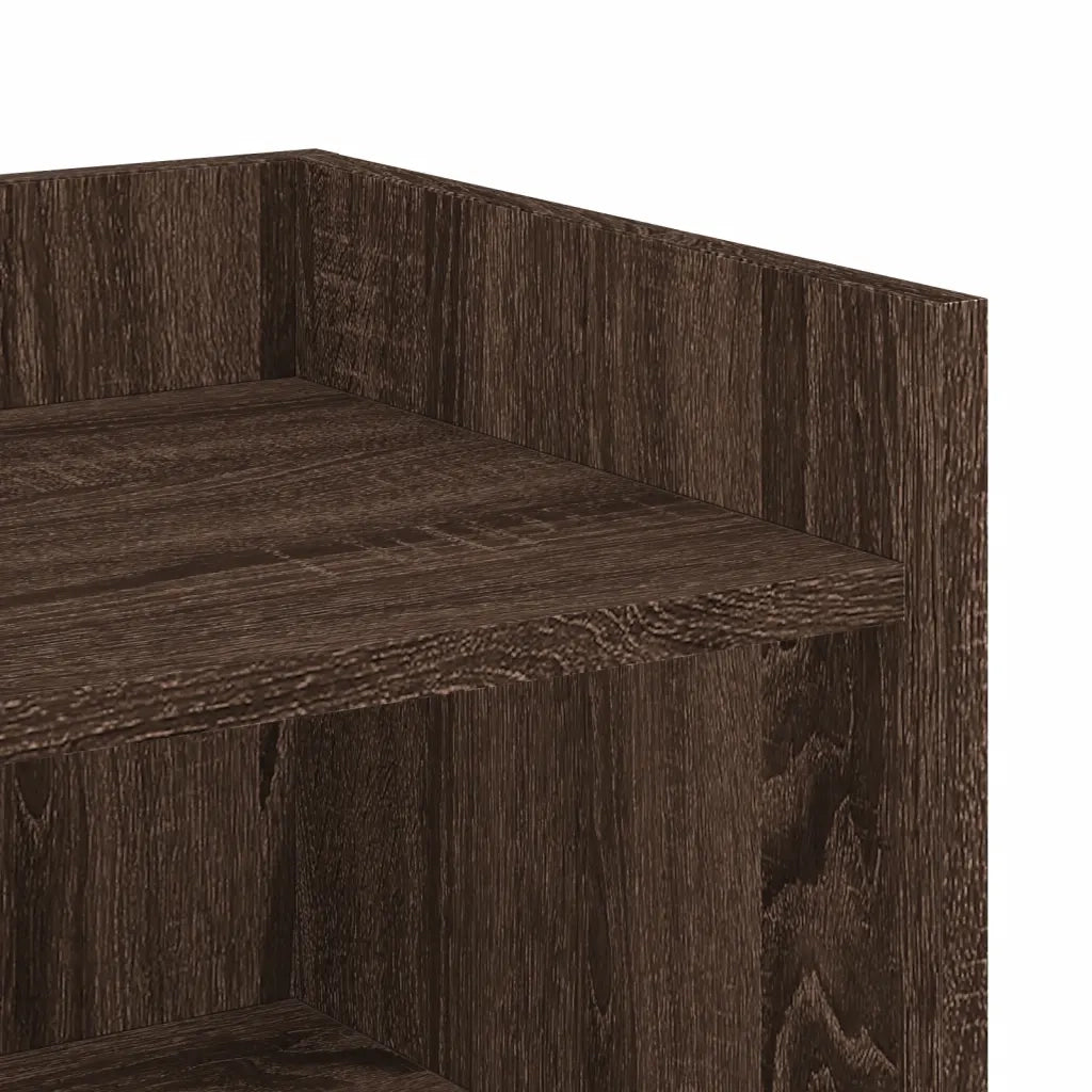 vidaXL Credenza Rovere Marrone 73,5x35x75 cm in Legno Multistrato