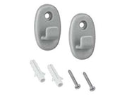 SET 2 GANCI IN NYLON SERIE ONDA - 6 pezzi METALTEX