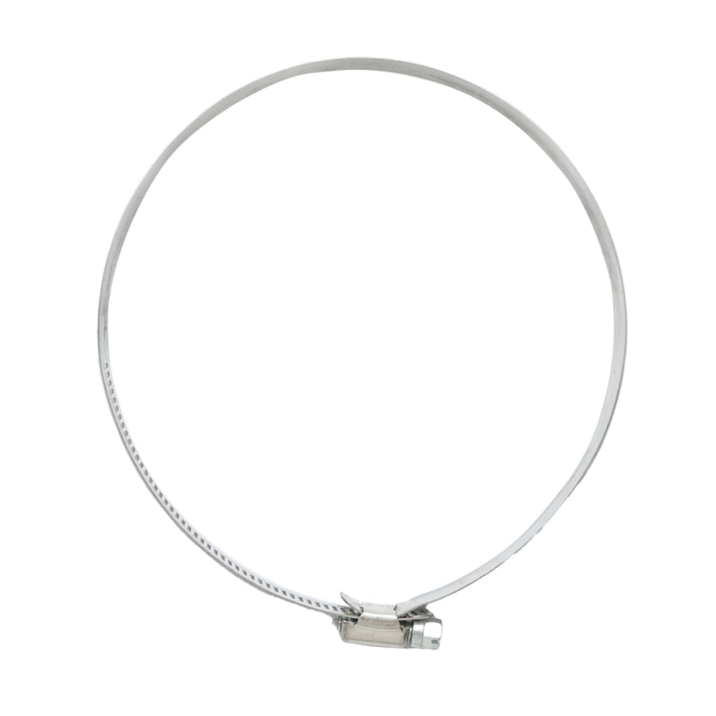 Collare per tubo in acciaio inox regolabile, 130-152 mm