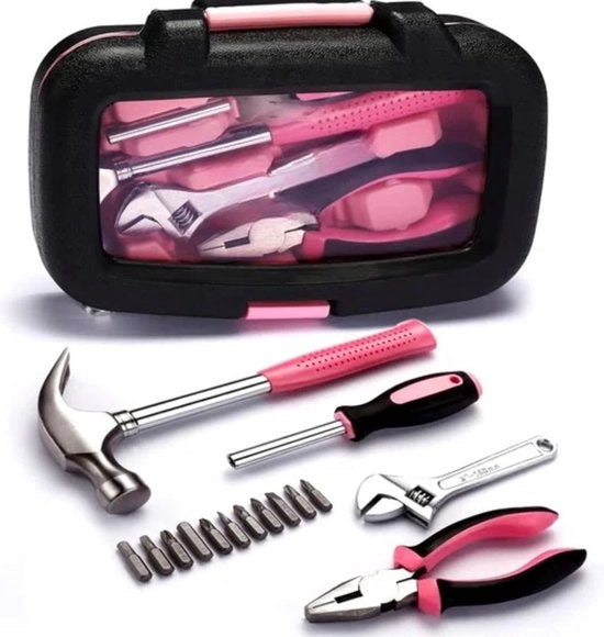 Kit di utensili multifunzione a 15 pezzi, composto da - mallet, chiave inglese, pinza - utile per uso domestico, ufficio o auto