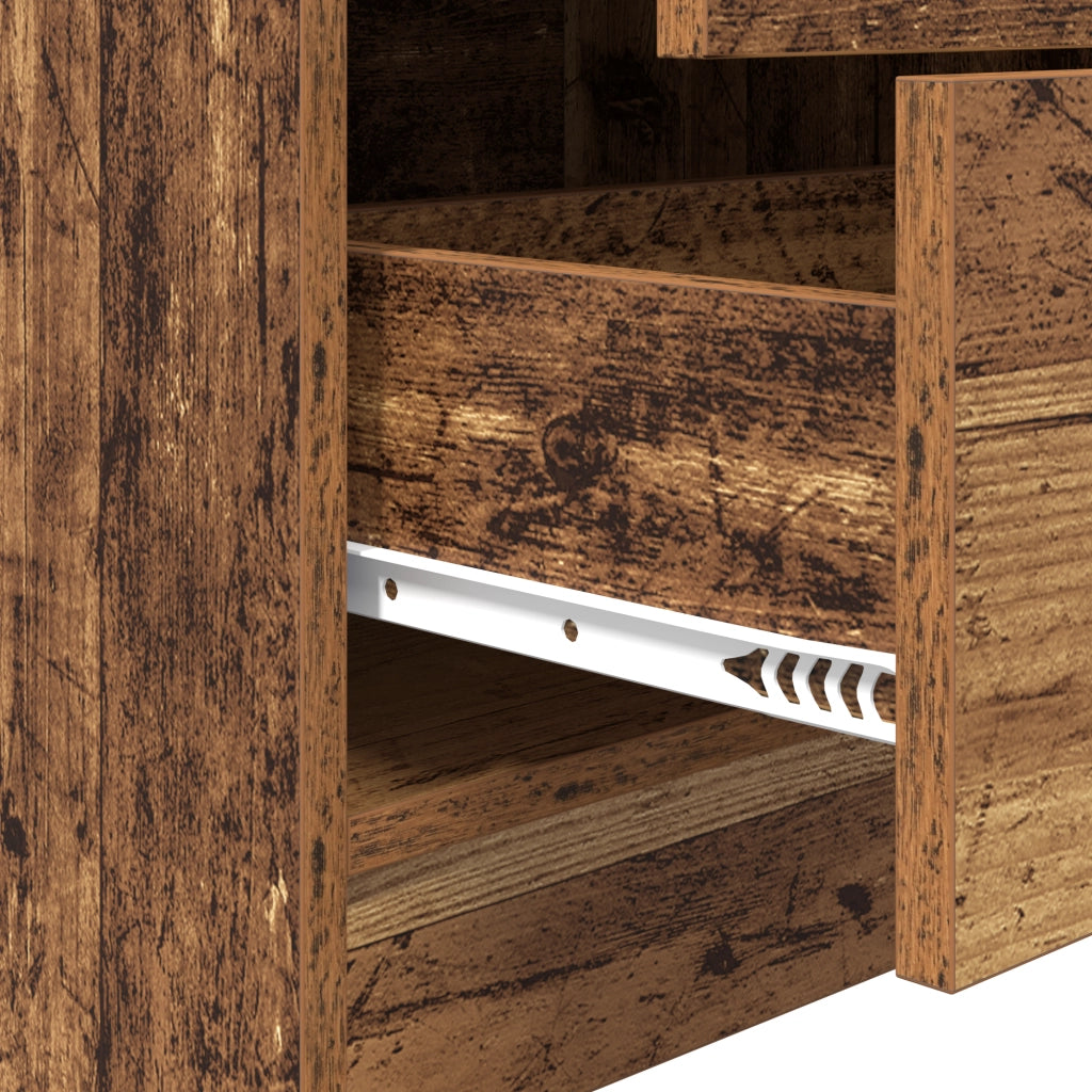 UnitÃ  di Scaffalatura Marrone Legno Vecchio Truciolare Media