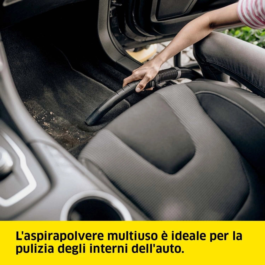 KÄRCHER aspiratore solidi liquidi WD 5 P V-25/5/22 con presa elettroutensile, 1200 W, contenitore in plastica: 25 l, tubo di aspirazione: 2,2 m, funzione soffiante, filtro in vello