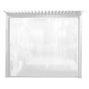 LATERALE PER LATO DA 4 M PERGOLA BIOCLIMATICA PVC