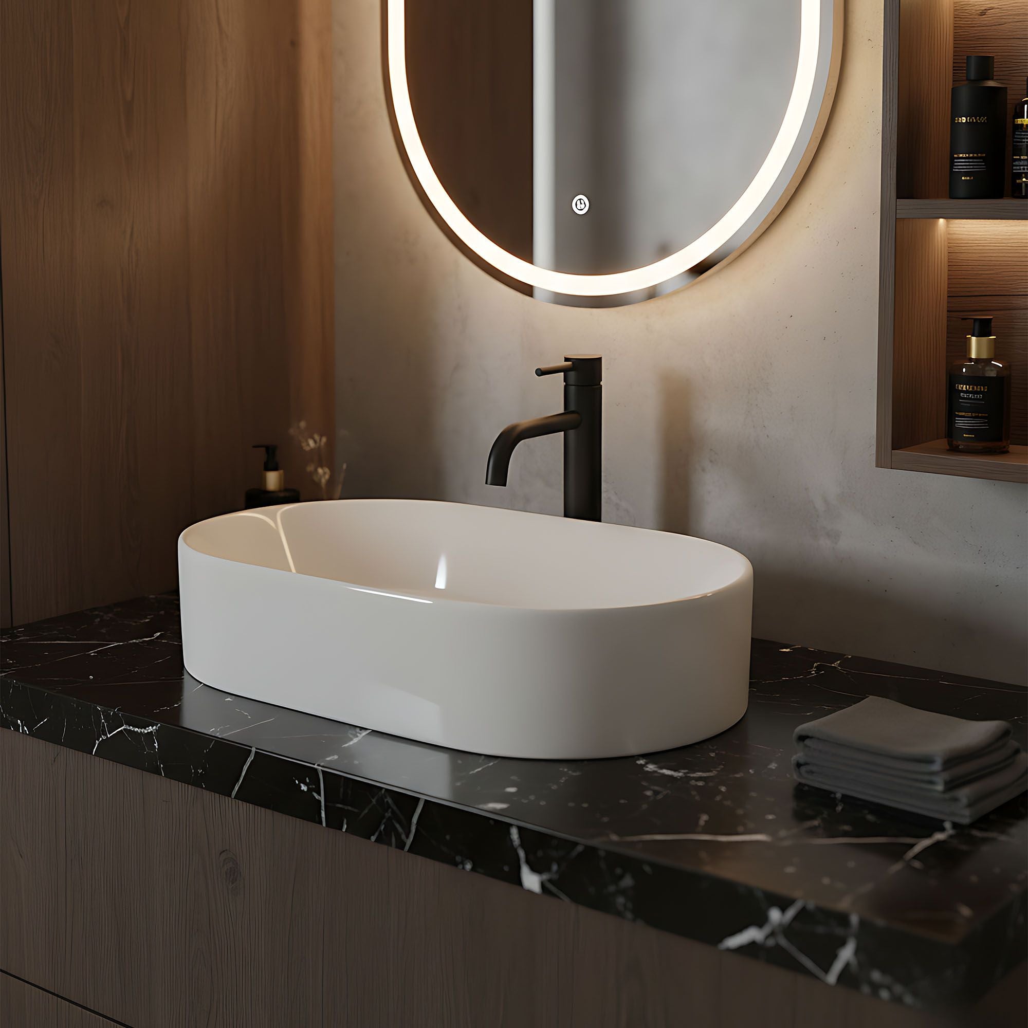 Lavabo Da Appoggio Rea Layla 50