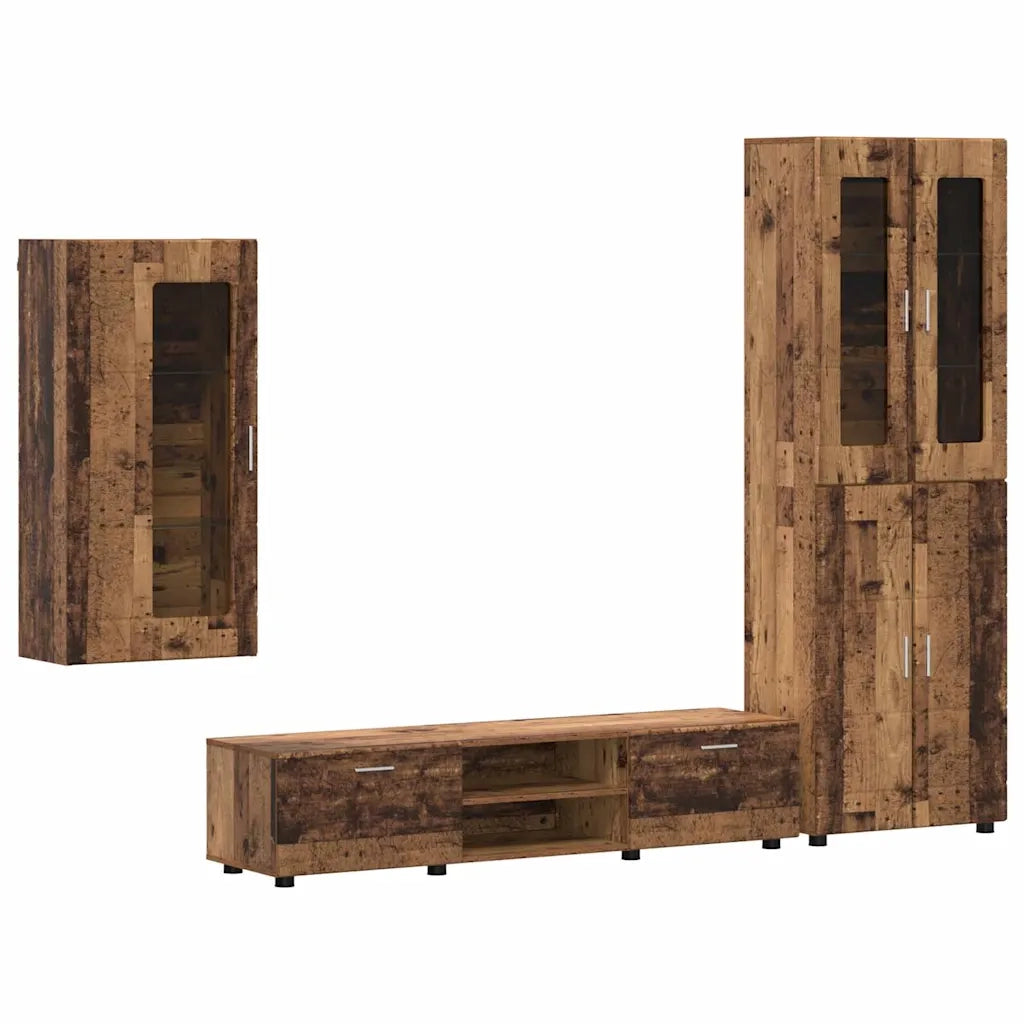 Set mobile TV FLORIN 3 pcs Legno vecchio Legno multistrato 3397972